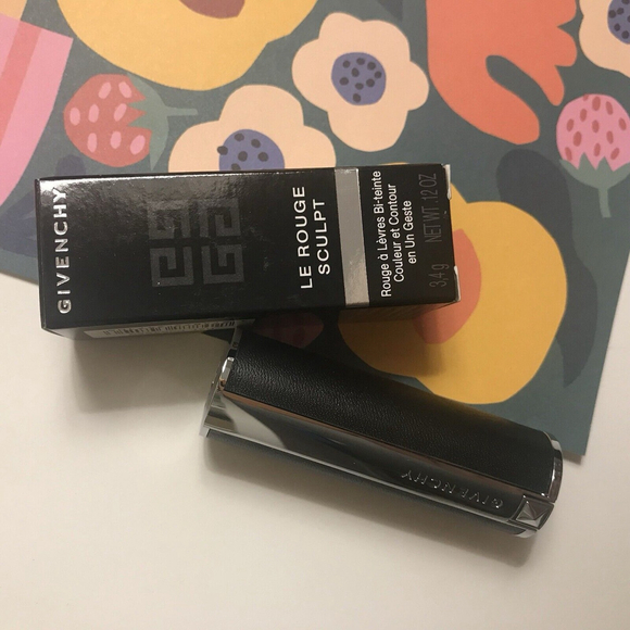 Givenchy Le Rouge Sculpt Two-tone Lipstick-#03 Sculpt’in Fuchsia-L’Autre Noir LE - Picture 1 of 6